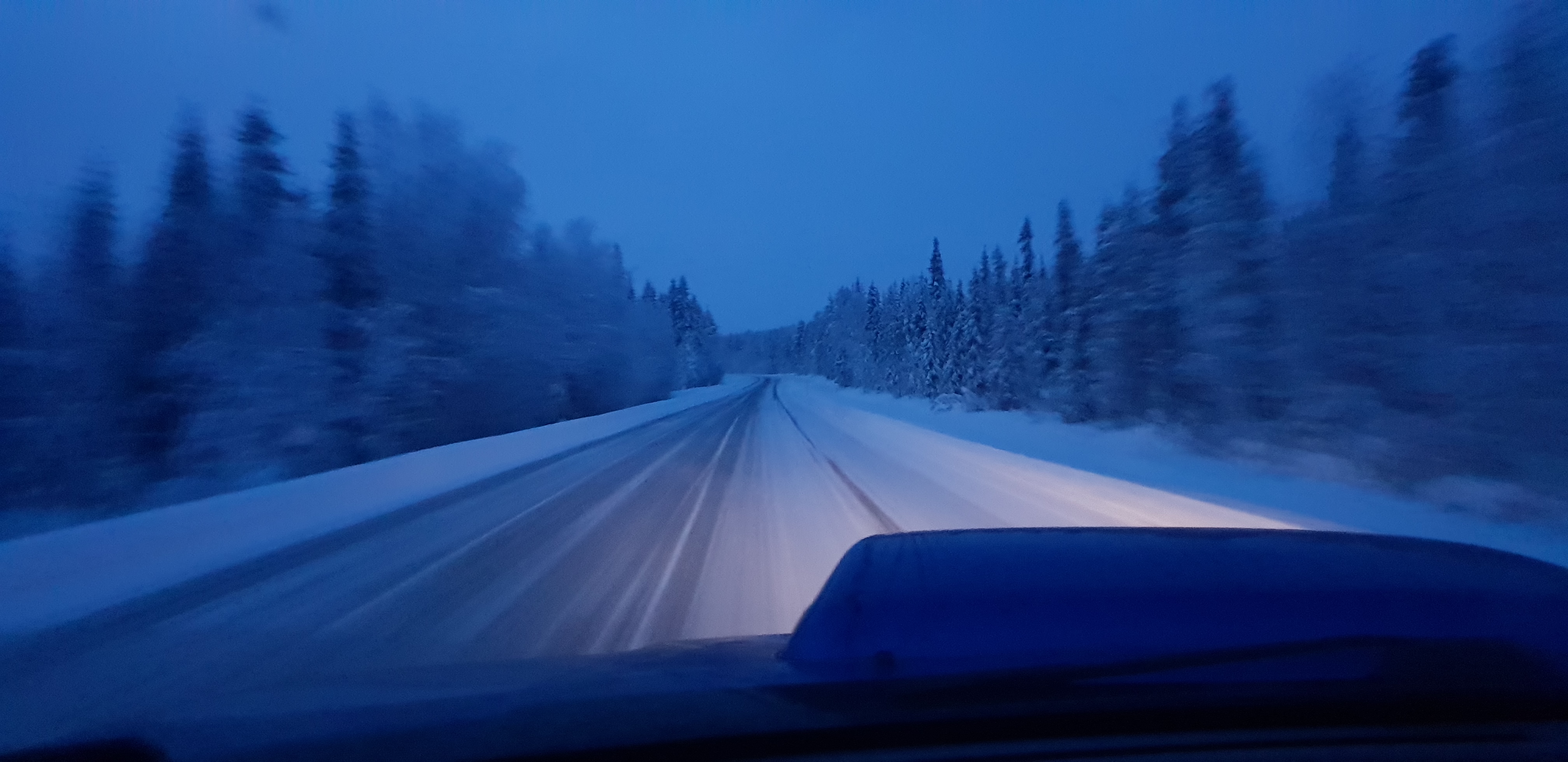 Road and weather conditions